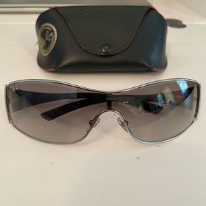 Mens Rayban Visor Sunglasses